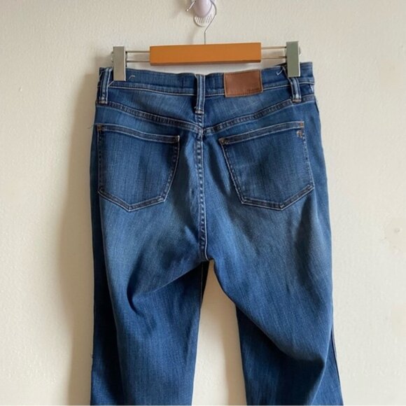 Madewell 10 High Rise Skinny Blue Denim Jeans - Picture 6 of 13